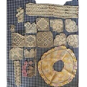 Vintage Crocheted Doily Lace Pieces Set #1